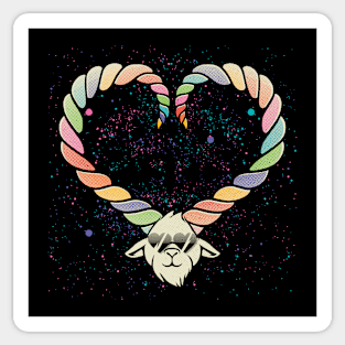 Love Horns Sticker